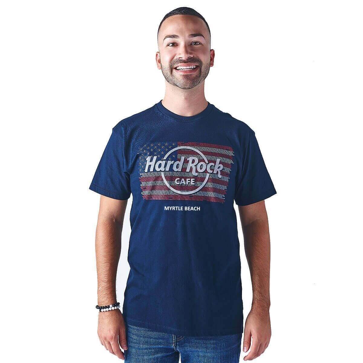 Men's Flag Repeat City Name Tee image number 1